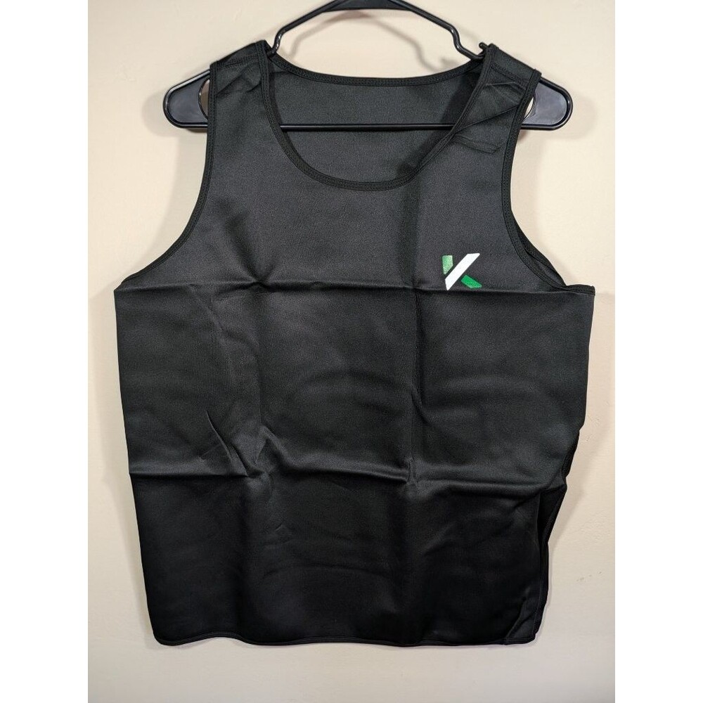 Kewlioo Neoprene Sauna Vest Mens Size 4XL Black Sweat Suit Weight Loss New